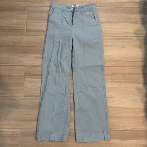 Cotton On Pale Blue High-Rise Wide Leg Pants